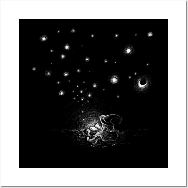 An Enchanted Literary Night Wall Art by cskartist